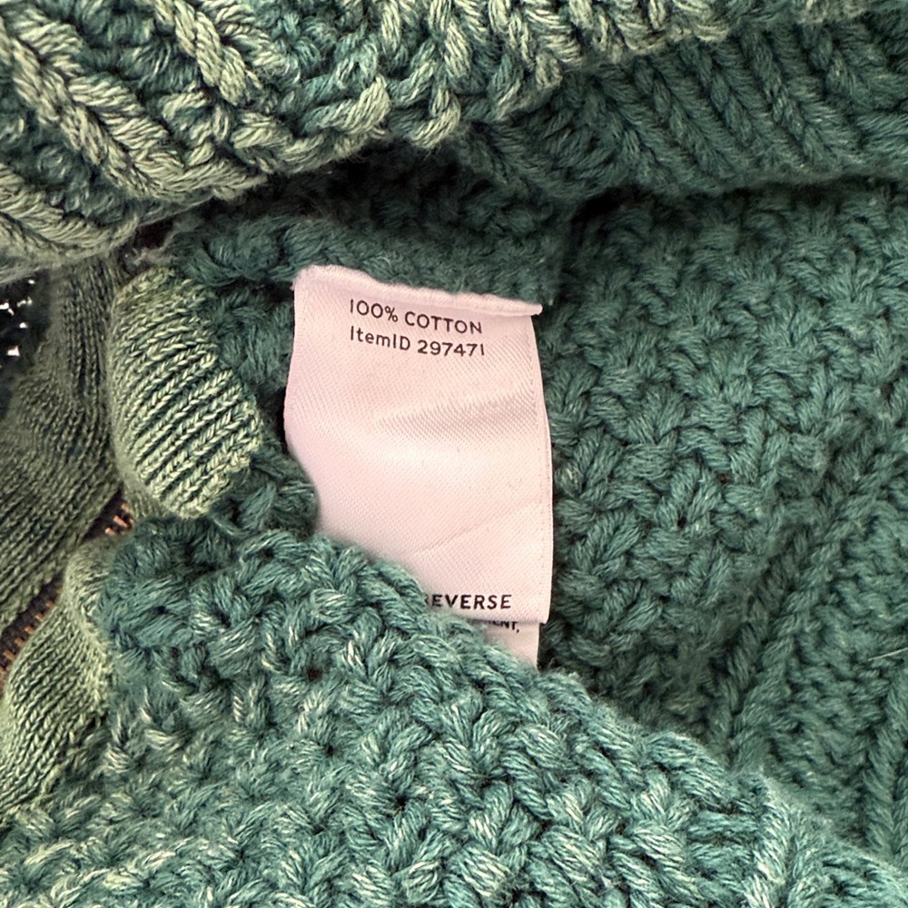 LL Bean Fisherman Sweater Size L - Picture 4 of 5